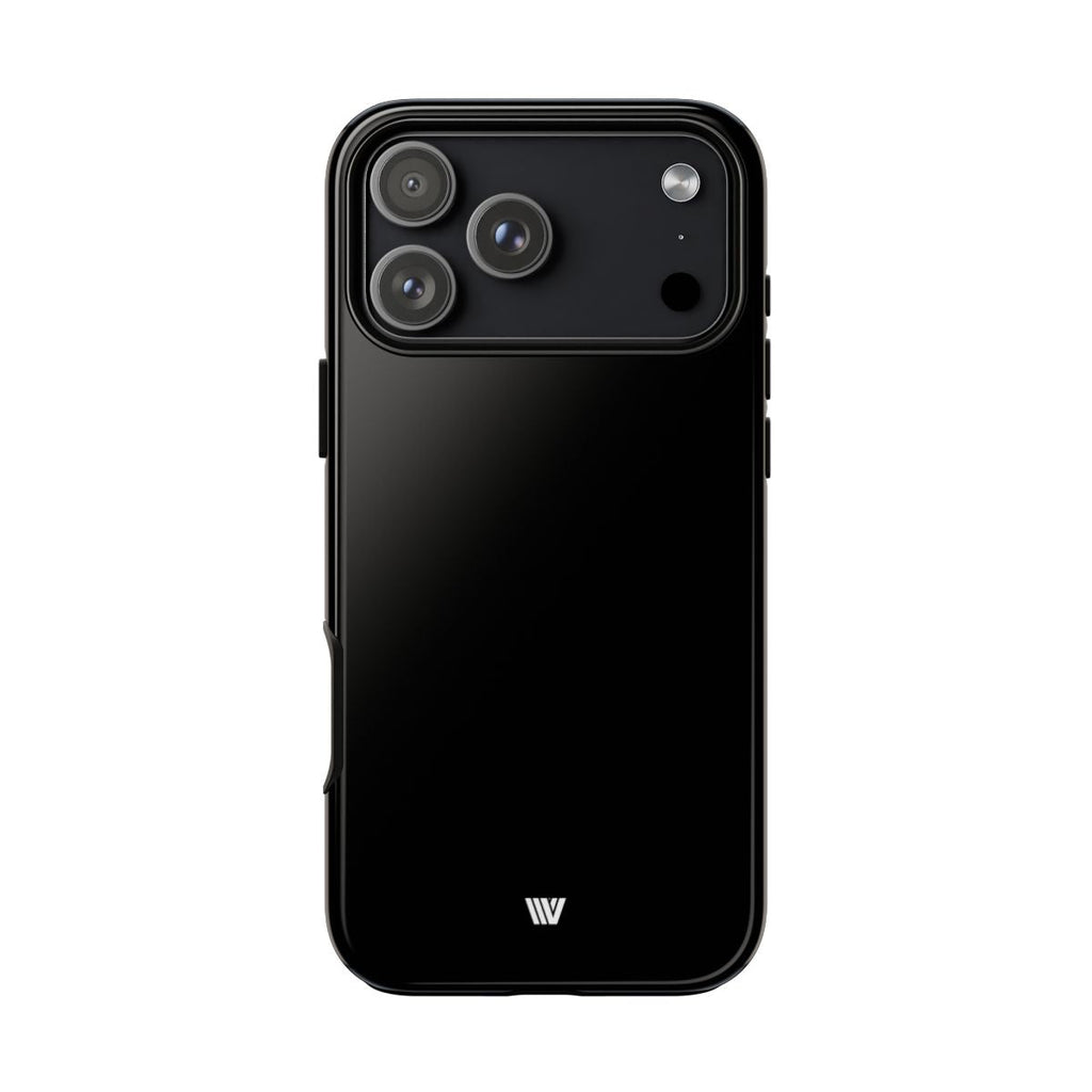 JET BLACK | Tough Phone Case
