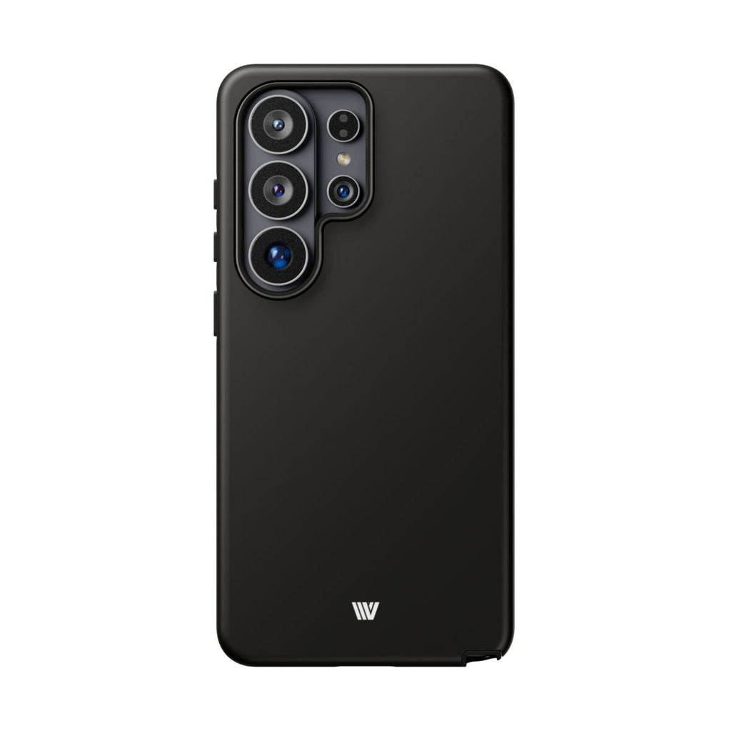 JET BLACK | Tough Phone Case