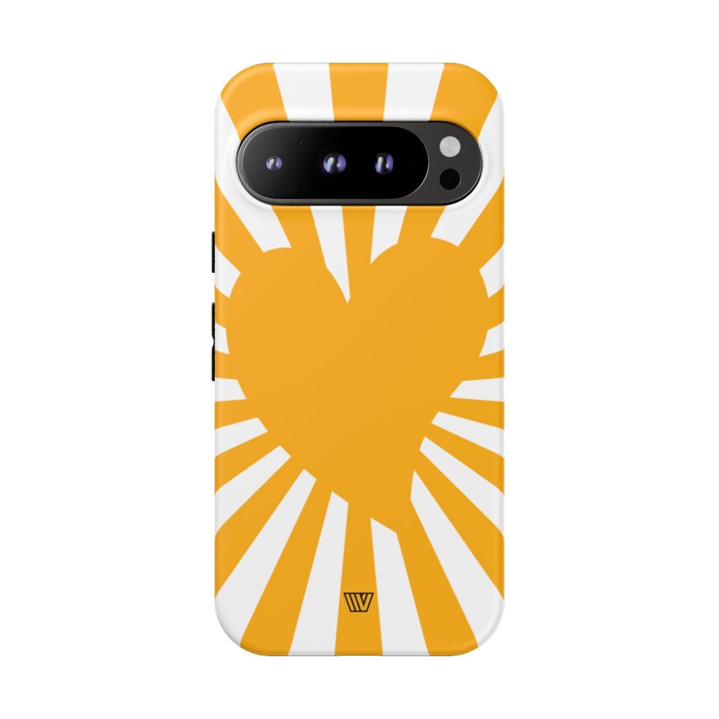 HEART SUN RAYS | Tough Phone Case