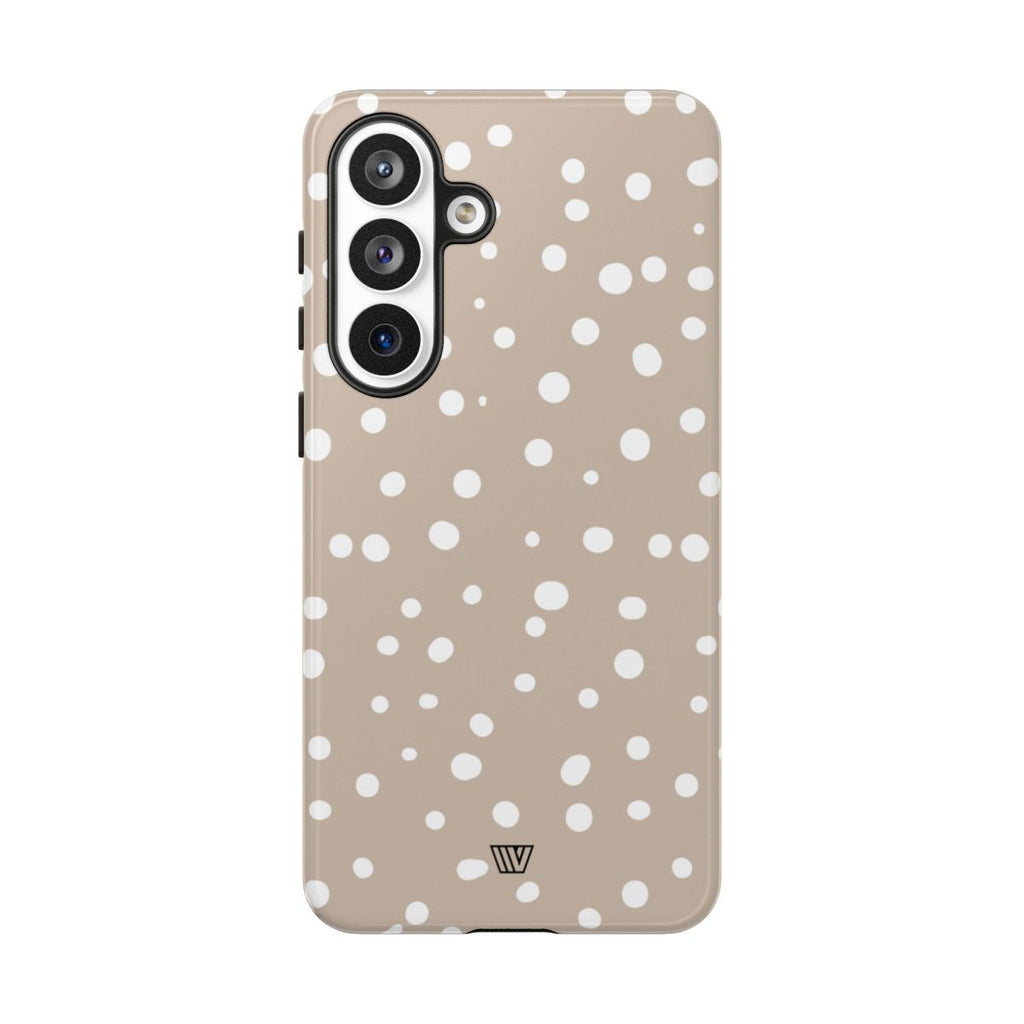 BEIGE DOTS | Tough Phone Case