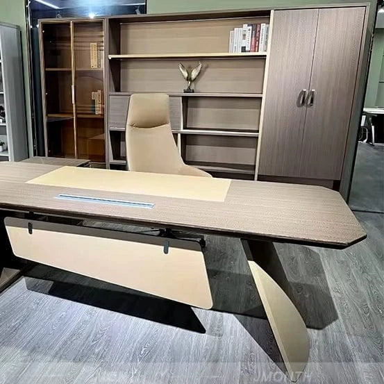 Posh · Modern Office Shelves w/ Lighting & Storage