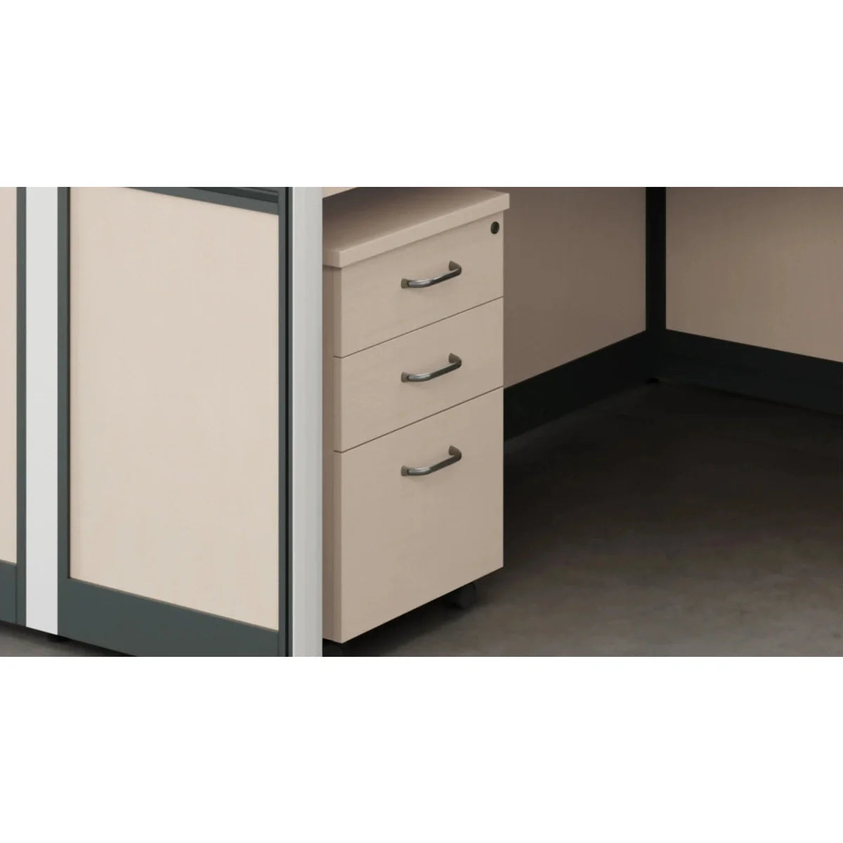 Remy · L-Shaped Cubicle Workstation
