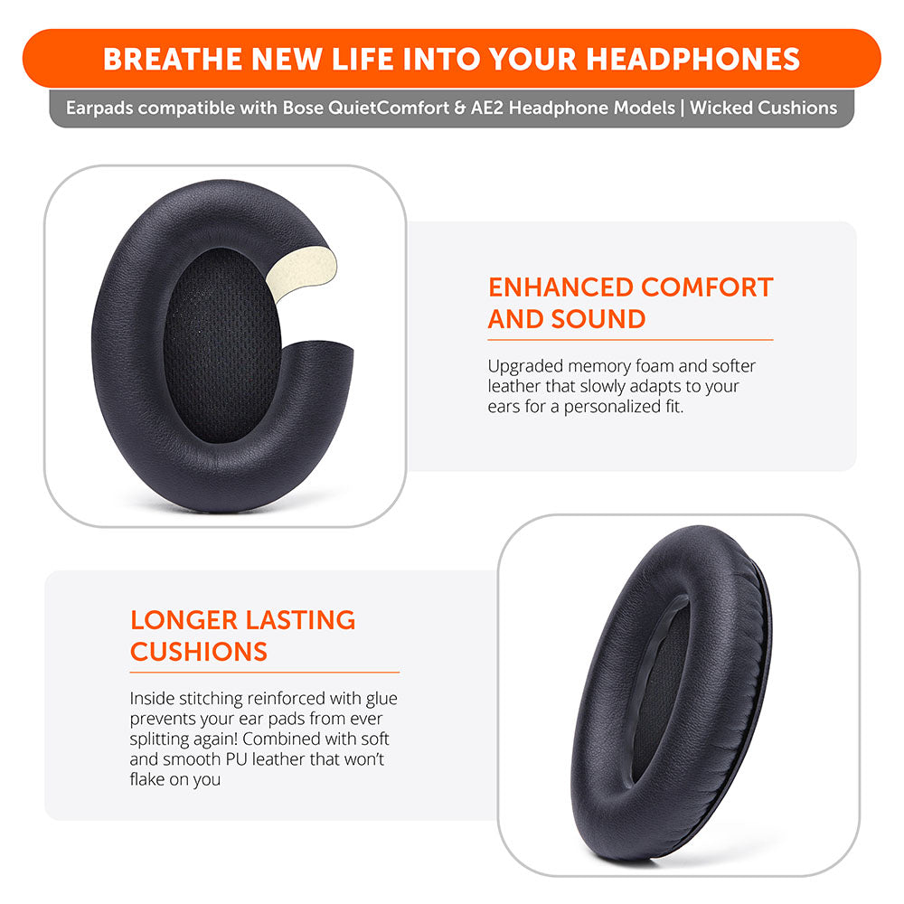 Replacement Earpads For Bose QC15 Headphones
