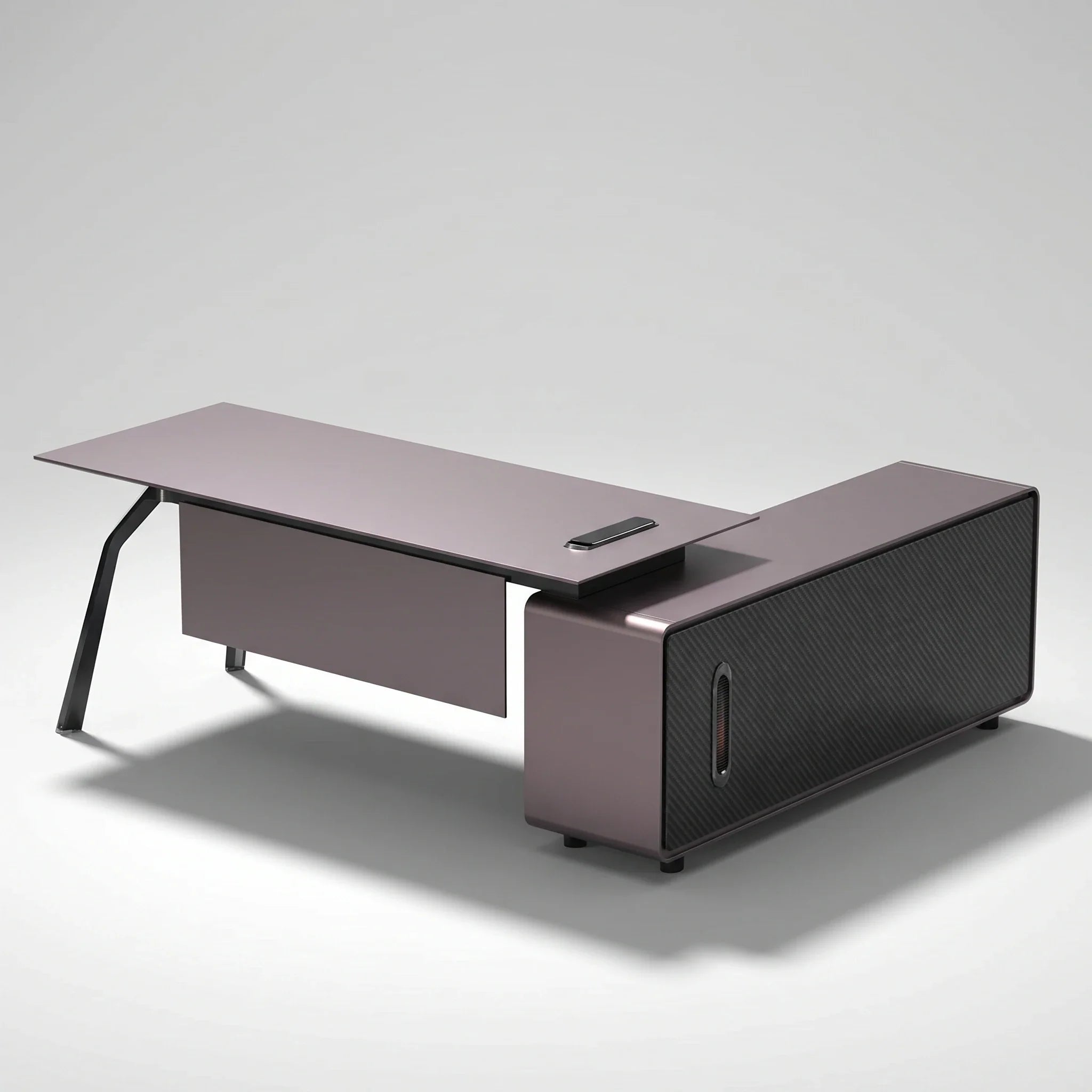 Zyner · Luxury L-Shaped Executive Desk