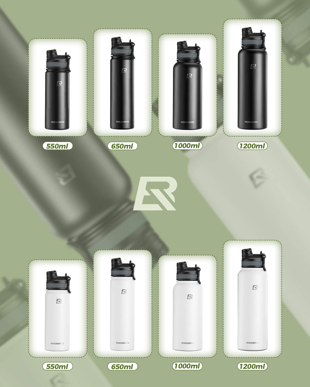 Stainless Steel Water Bottle – Large Capacity