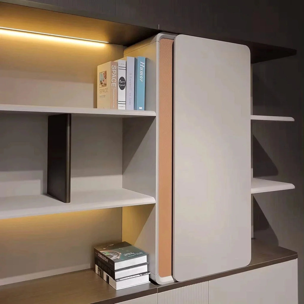 Harbord · Modern Office Shelves w/ Lighting, Storage