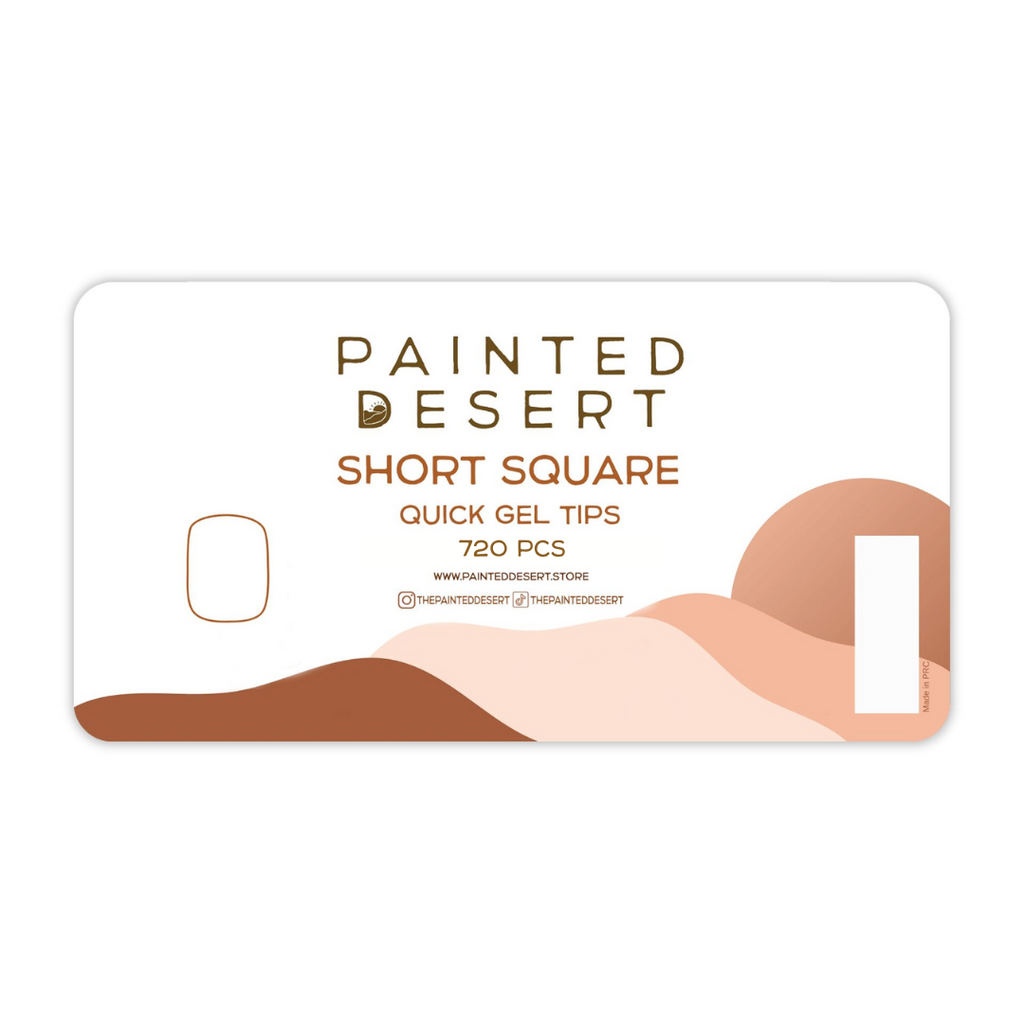 Short Square Quick Gel Tips (xxs shape) - 720pc