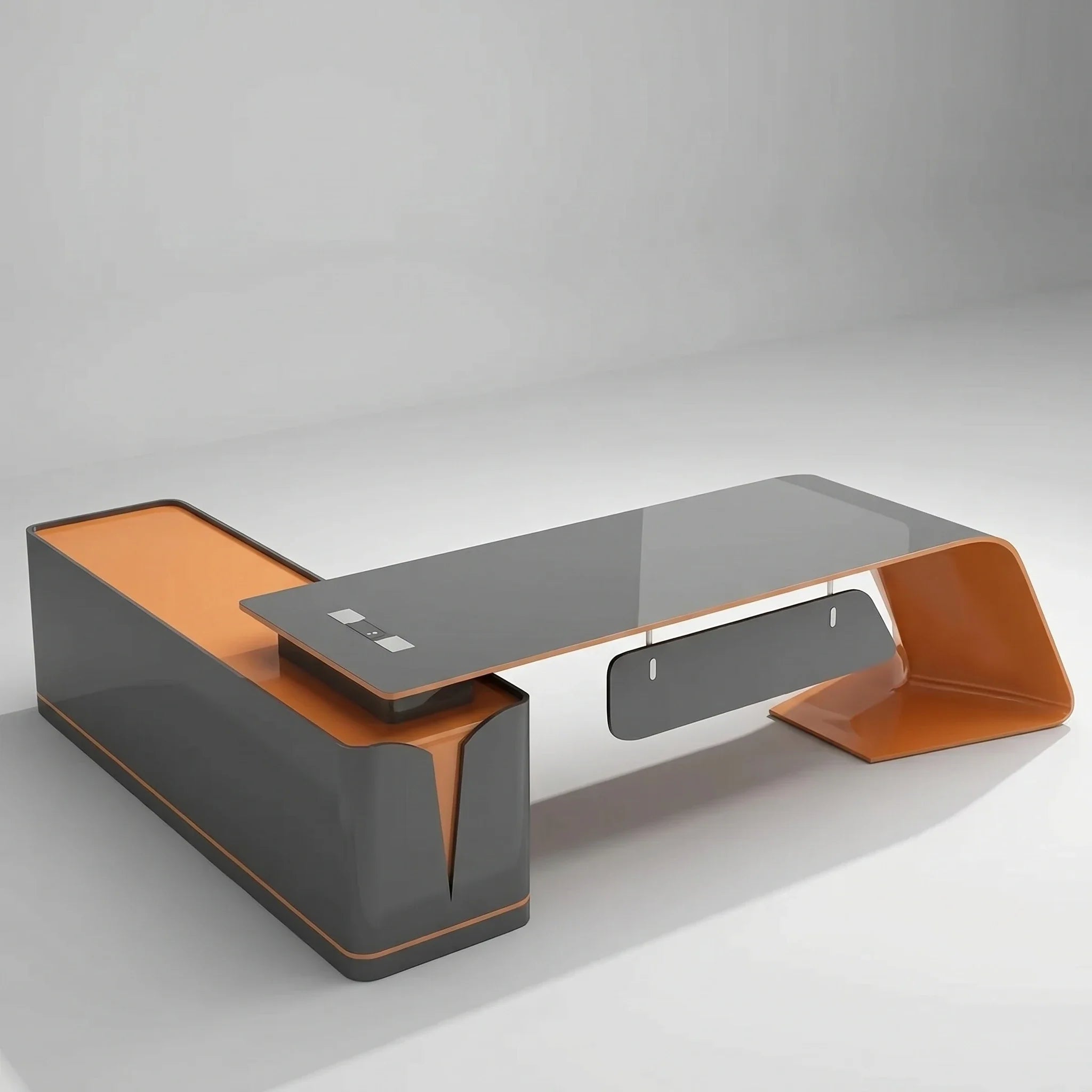 Euler · Modern L-Shaped Executive Desk
