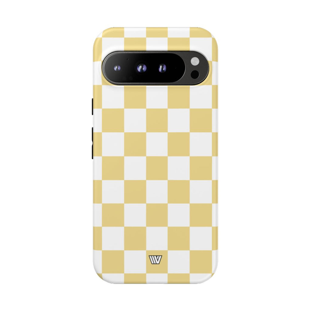 BANANA YELLOW CHECKERBOARD | Tough Phone Case