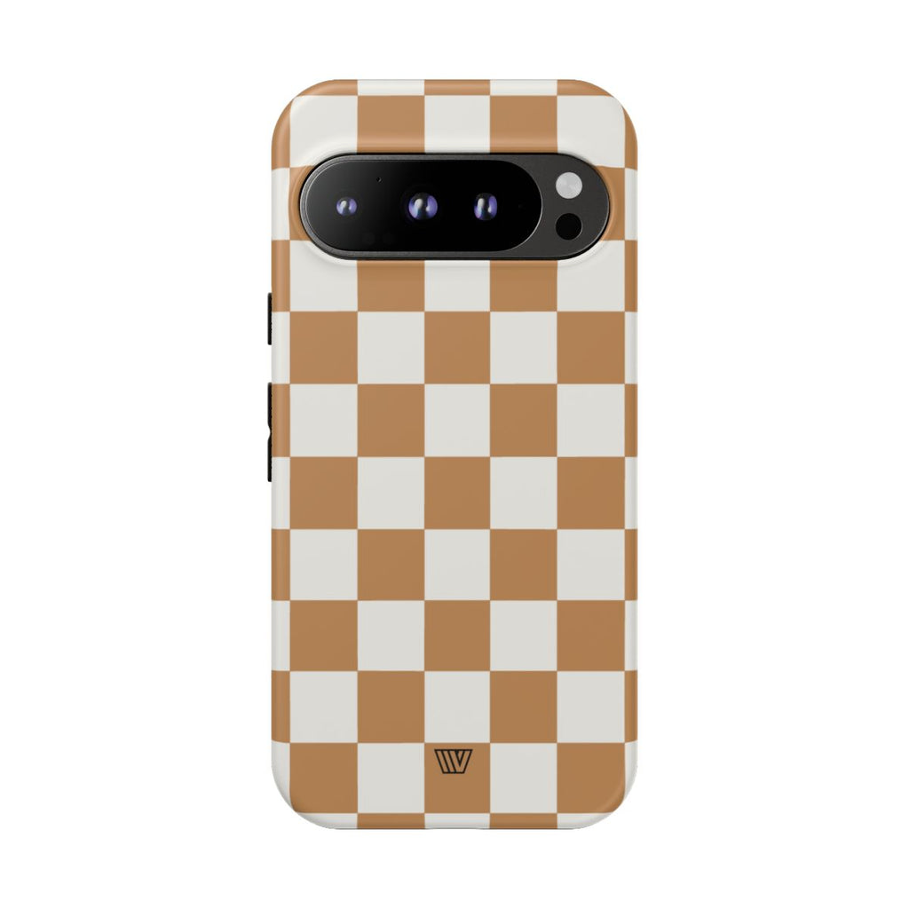CHESTNUT CHECKERBOARD | Tough Phone Case