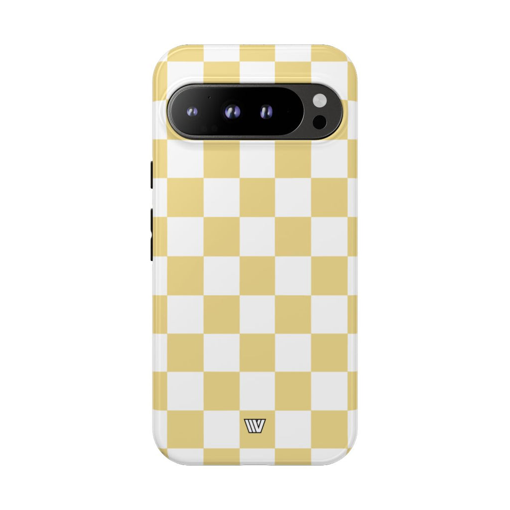 BANANA YELLOW CHECKERBOARD | Tough Phone Case