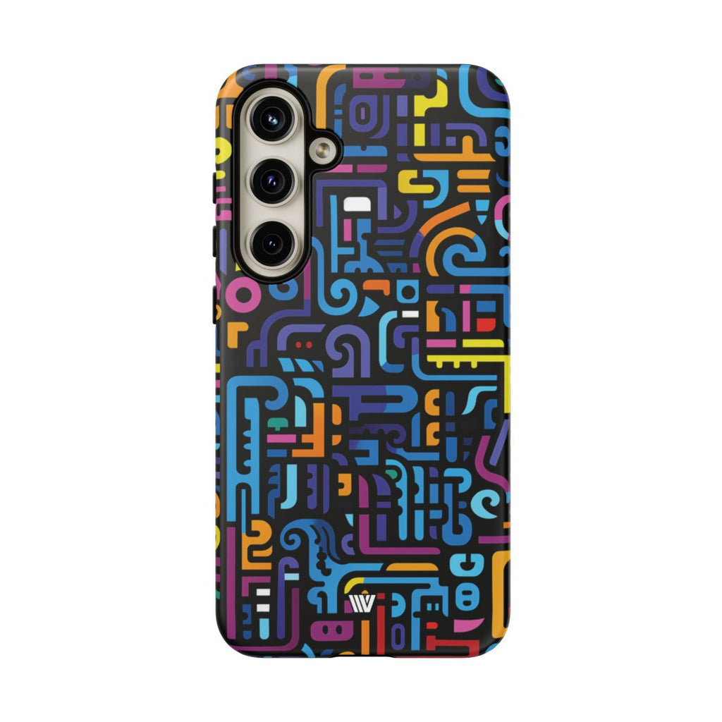 NEON GLYPHS | Tough Phone Case