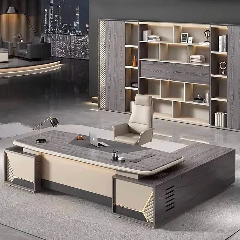 Fairwyn · Modern L-Shaped Executive Desk