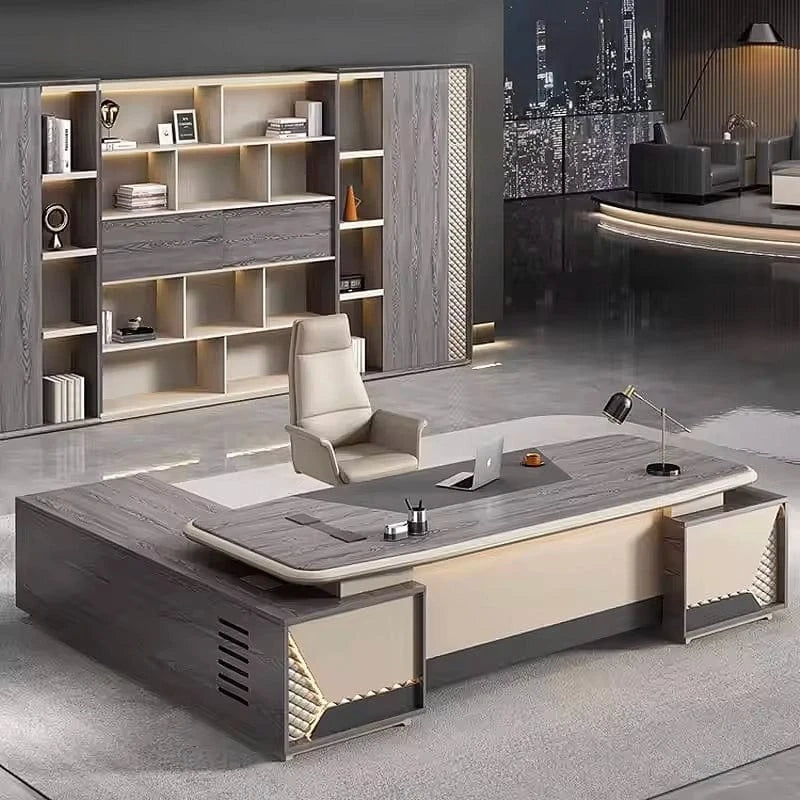 Fairwyn · Modern L-Shaped Executive Desk