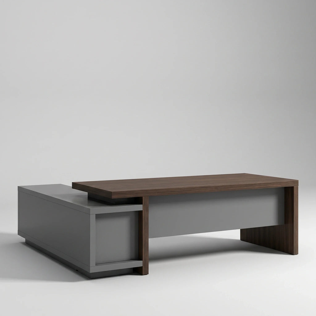 Elmore · Modern L-Shaped Executive Desk