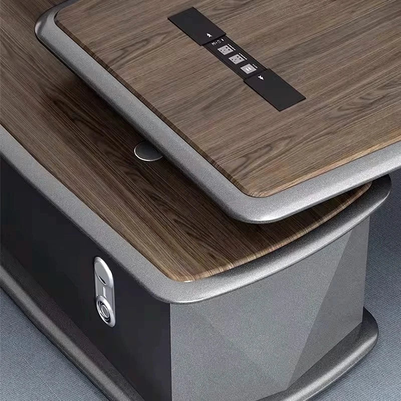 Alwin · Modern L-Shaped Executive Desk