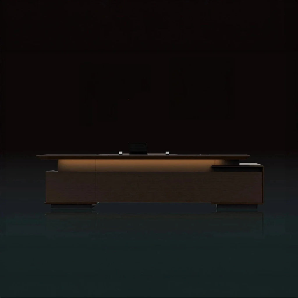 Hiley · Modern L-Shaped Executive Desk
