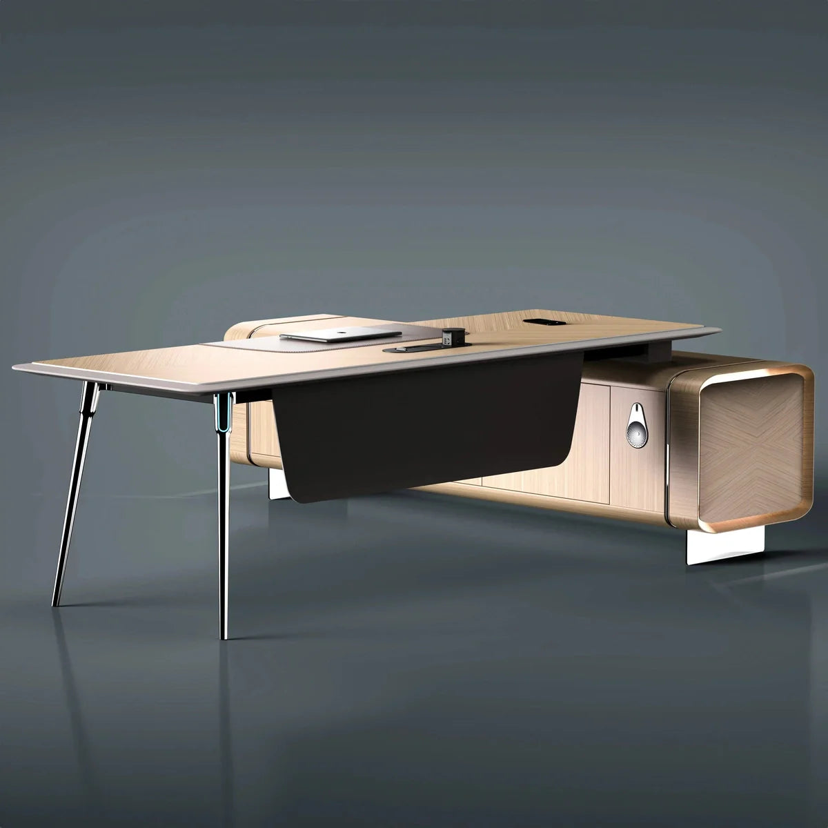 Symra · Modern L-Shaped Executive Desk