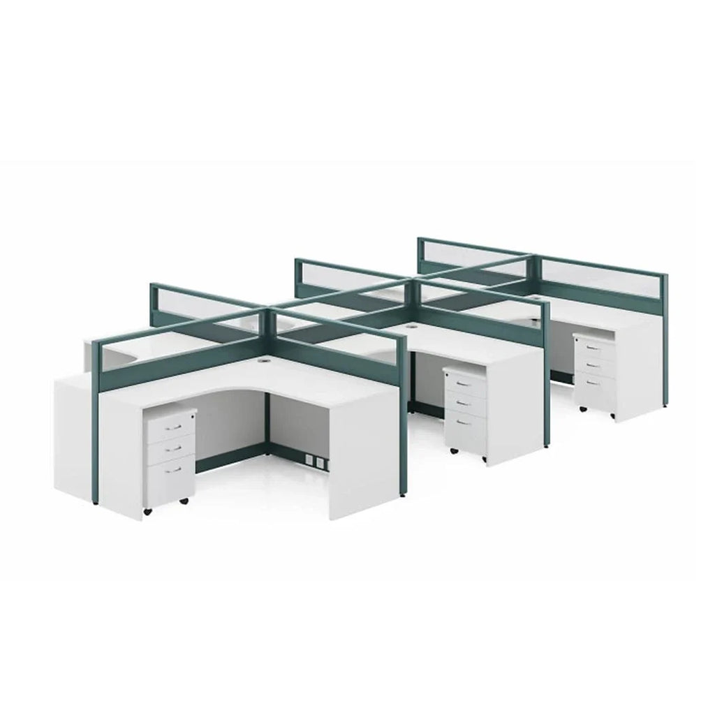 Vienna · L-Shaped Cubicle Workstation