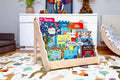 Seatable Wooden Bookshelf / Small-Medium-Large Size